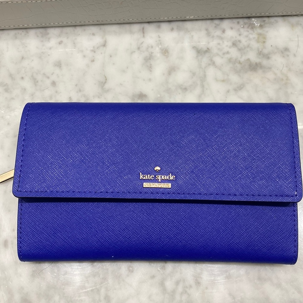 Blue Kate Spade Clutch
